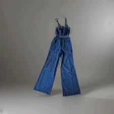 Vintage Landlubber Jeans Denim High Waist Jumpsuit Bell Bottoms Size S