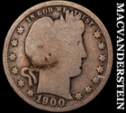 1900-S Silver Barber Quarter - Scarce  Better Date  No Reserve  #J7750