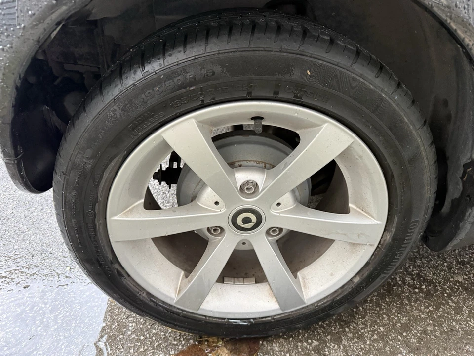 4 CERCHI IN LEGA ORIGINALI SMART FORTWO W451 175/55 R15 ANT. E 195/50 R15 POST. - Immagine 4 di 4