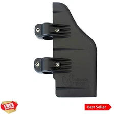 Bullnose Rudder clamp on boat rudder fits a 1.125" transom trolling motor sha...