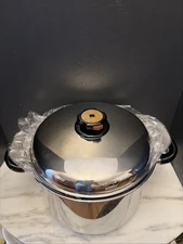 12 Element Multi-Ply T304 Stainless Steel 12qt Stock Pot & Steamer/Stainer