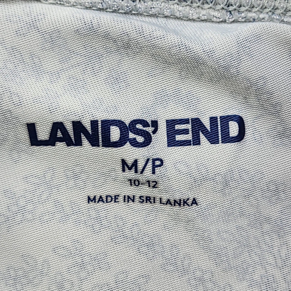 Lands End Leggings Womens M/P Petite Gray Paisley Thermaskin Heat Long Underwear - Image 3 of 4