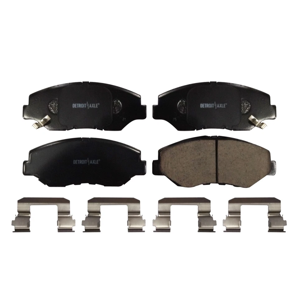 Front Ceramic Brake Pads w/ Hardware for 2003 2004 2005 2006 - 2008 Honda Pilot - Image 3 of 4