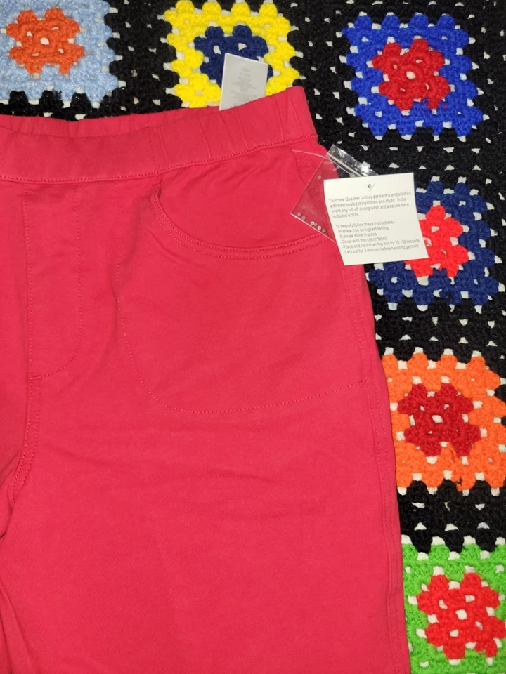 DREAM JEANNES BY QUACKER FACTORY WOMENS CAPRIS PANTS SIZE Medium  - Image 3 of 4