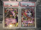 Pokemon TCG M Gengar EX XY166 Holo Promo Card + Gengar EX 34 Sequential - PSA 8