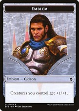 Emblem - Gideon, Ally of Zendikar #12 *Normal* (LP) - Battle for Zendikar MTG