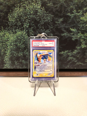 Gift Keychain 2x3 2006 Pokemon Charizard EX Crystal Guardians GEM MINT 10  