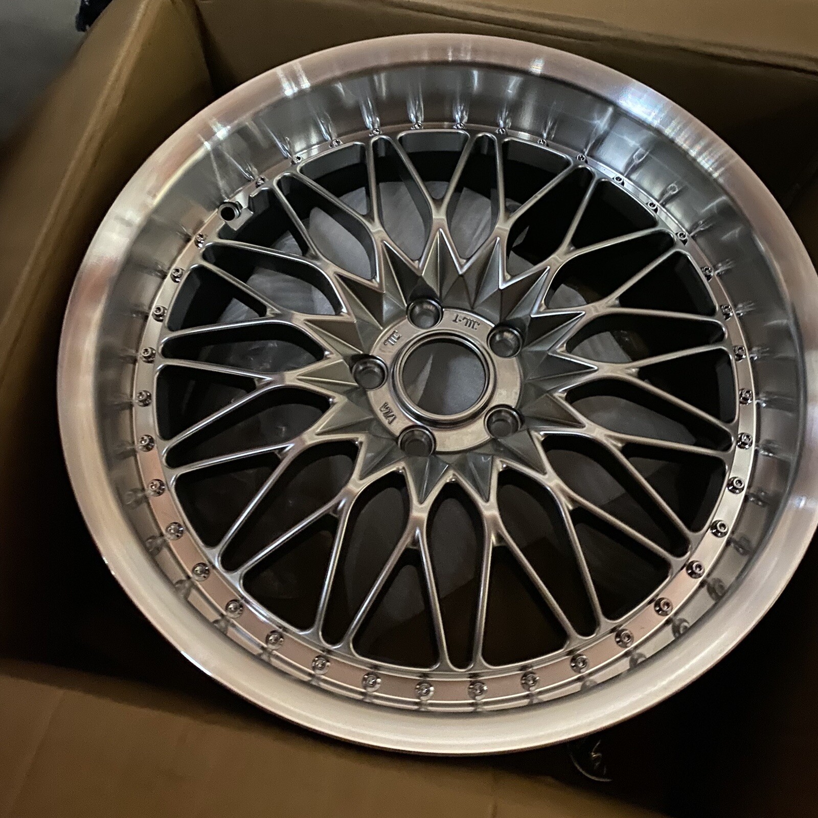 Vip Sport Rims New 19” Squared Set Machined Lip VIP Tuner Wheels Rims 19x9.5 +35 ...