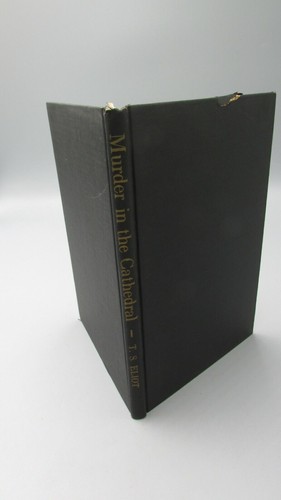 RARE 1935 MURDER IN THE CATHEDRAL (THOMAS BECKET) T S ELIOT 1ST ED BOOK BK85 - Picture 4 of 12