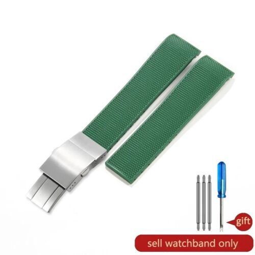 Men's Silicone Watchband Fit For Longines L3.742/644 Sports Series Watch Strap - Picture 18 of 28