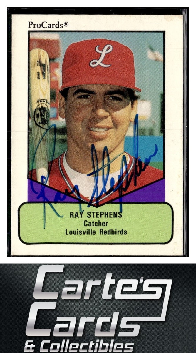 Ray Stephens 1990 ProCards #519 Louisville Redbirds TTM/IP Signed