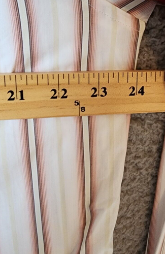 NEW Liz Claiborne Women's Long Sleeve Button Up Shirt Striped 100% Cotton Size L - Picture 10 of 13