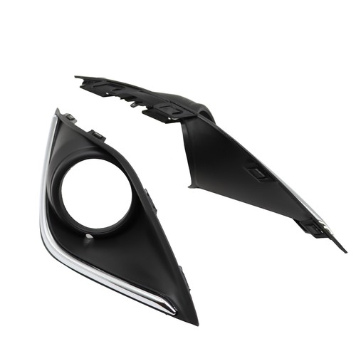 1Pair For 2019-2020 Mitsubishi Outlander Front Bumper Fog Light Cover Lamp Bezel - Picture 6 of 10