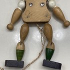 Vintage Wooden Jumping Jack Pull String Toy Alpine Boy Swiss Austria? 7” AsIs — photo 7