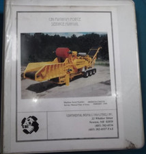 CBI CONTINENTAL BIOMASS INDUSTRIES MAGNUM FORCE CHIPPER SERVICE REPAIR MANUAL