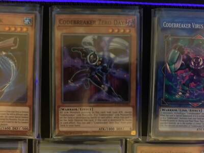 3 x Codebreaker Zero Day - ETCO EN002 1st Edition YuGiOh NEW
