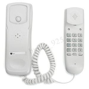 new white wall mount home corded phone telephone business office desktop phone