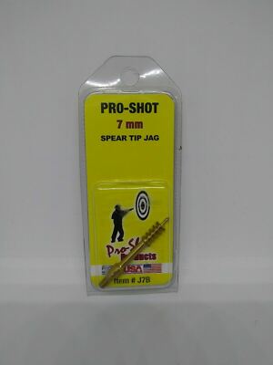 Pro-Shot Spear Tipped Cleaning Jag (Choose) Caliber - Std 8/32 Thread Brass