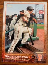 2015 Topps Variation #364 Travis Ishikawa San Francisco Giants Free Shipping