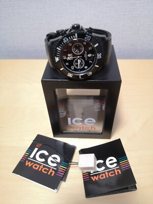ICE WATCH Chrono Drift CH.BBG.B.S.14 Herren Chronograph Citizen Quarz Silikon