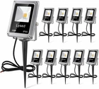 10 pack 10W LED Landscape Lights Low Voltage 12V Outdoor Garden Lights, IP66