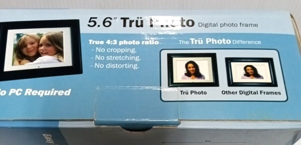 NIB 5.6” Tru Photo Digital Photo Frame Pandigital (FC 204/2 D 1063) - Image 4 of 4