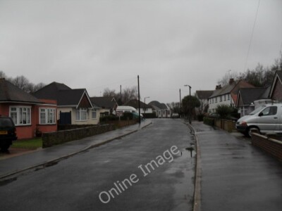 Foto 6x4 Mittelabschnitt Angmering Way bei Starkregen um 2010