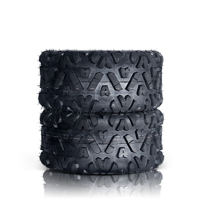 Two 22x10-10 ATV Tires All Terrain 4 Ply Rated 22x10x10 Max Load: 374Lbs