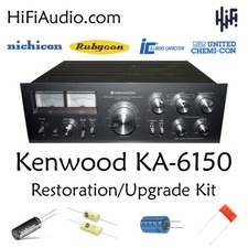 Kenwood KA-6150 rebuild restoration recap upgrade kit repair filter capacitor