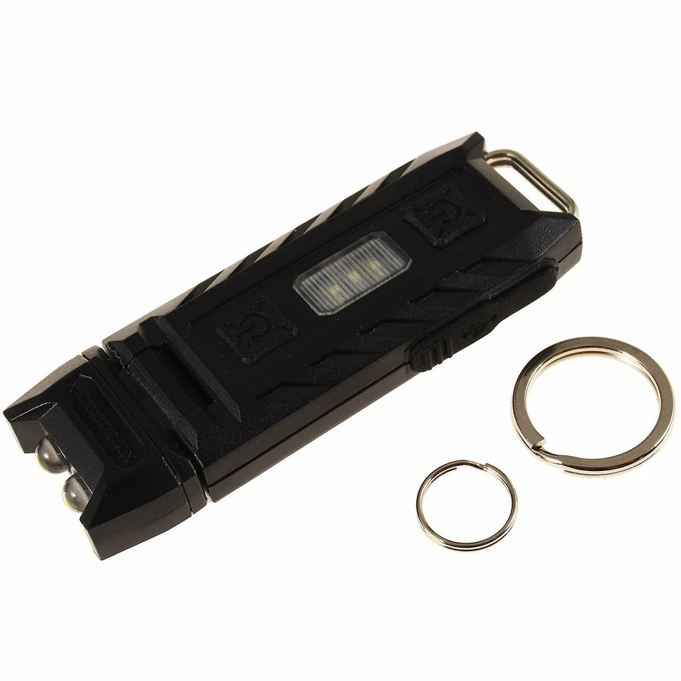 Nitecore THUMB LED Schlüsselanhänger-Taschenlampe 120° neigbarer Kopf bis 85 lum