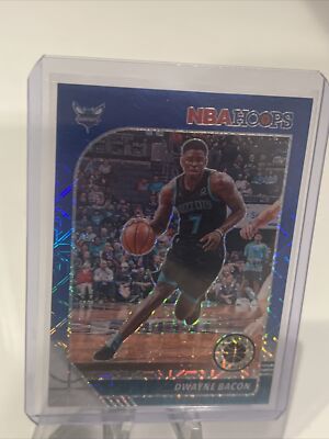 2019 Hoops Premium Dwayne Bacon BLUE LAZER #ed 23/99 HORNETS