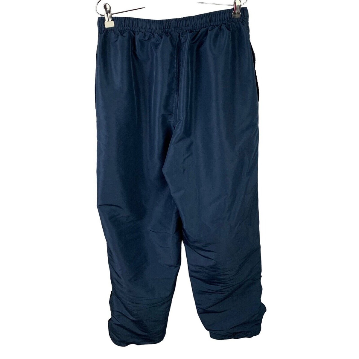 VETEMENTS × REEBOK nylon pants 17SS Mens Reebok Nylon Wind Track Athletic Pants Medium Blue Warm Up