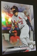 2019 Bowman Platinum Yadier Molina #28 - Minty Fresh - 10+ Items Ship FREE!