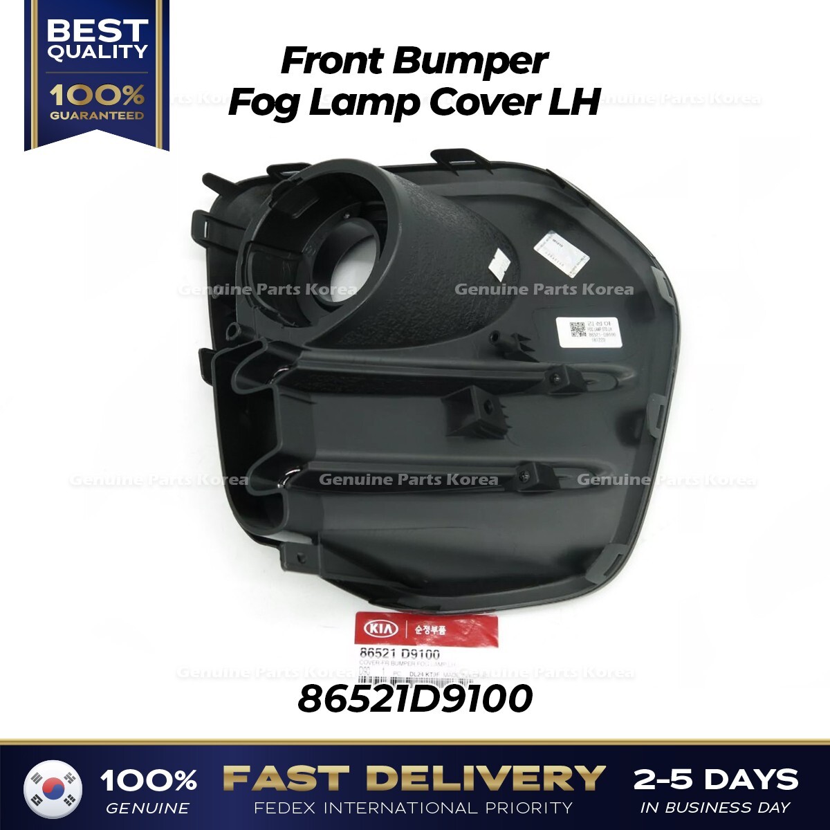 ◆h◆ 86521-C2300 Genuine Hyundai Cover-Front Bumper Fog Lamp,LH