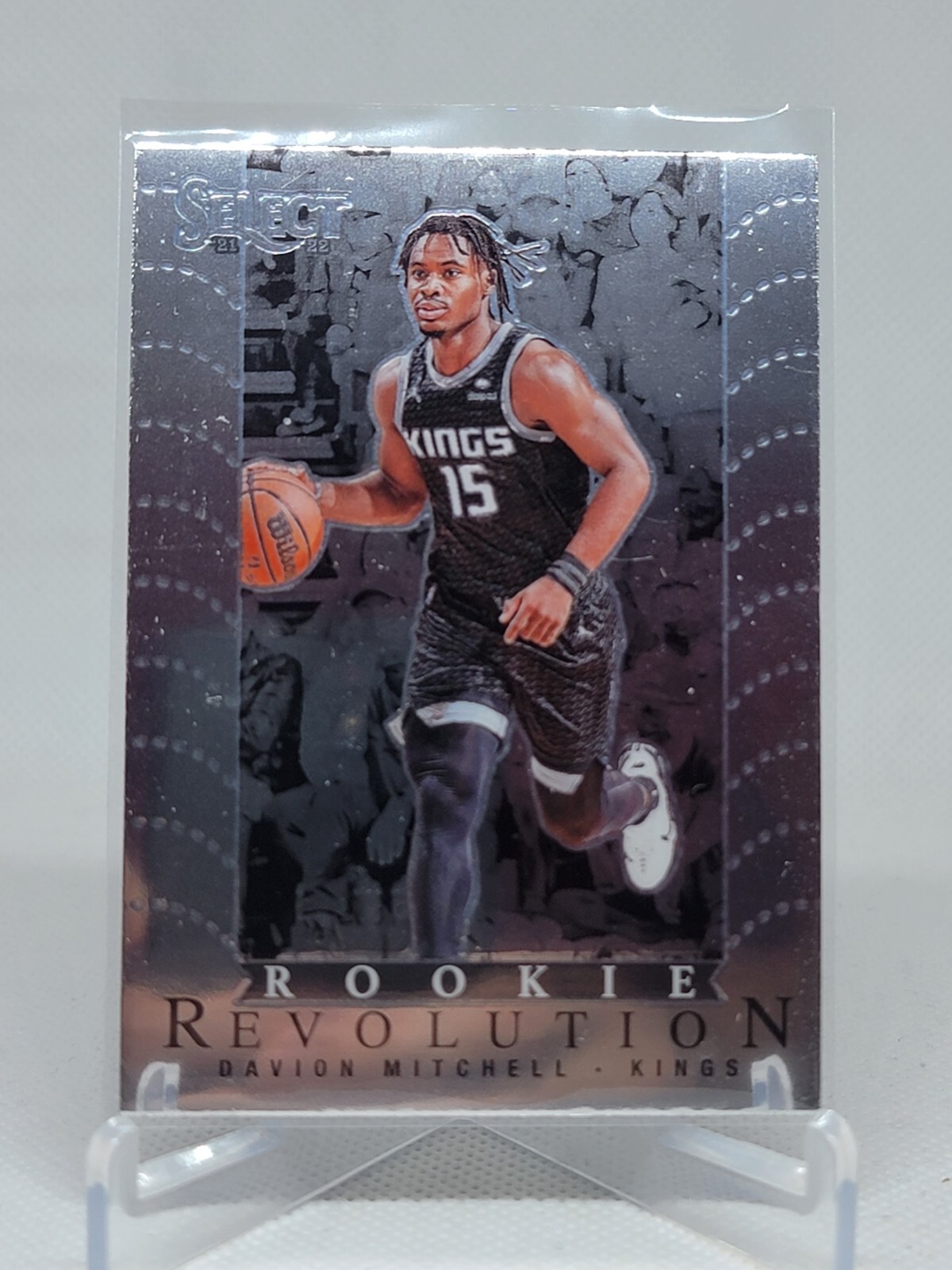 2021-22 Panini Select Davion Mitchell Rookie Revolution RC #26 Kings D9E