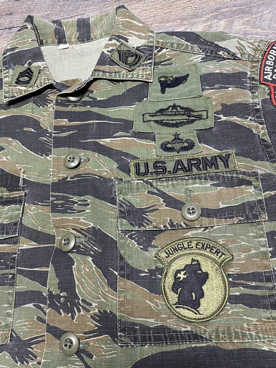 Vintage U.S. Army Tiger Stripe Camo Jungle Jacket | eBay Vintage U.S. Army Tiger Stripe Camo Jungle Jacket | eBay