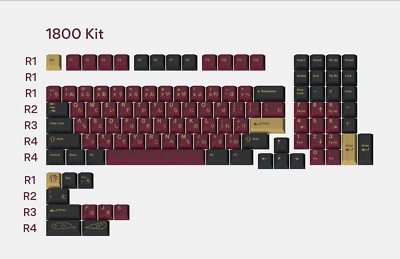 Drop GMK Red Samurai Keycap Set. BRAND NEW | eBay