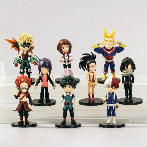 New My Hero Academia 9 Pcs/Set mini action figure toy models PVC Figures Gift - Afbeelding 2 van 12
