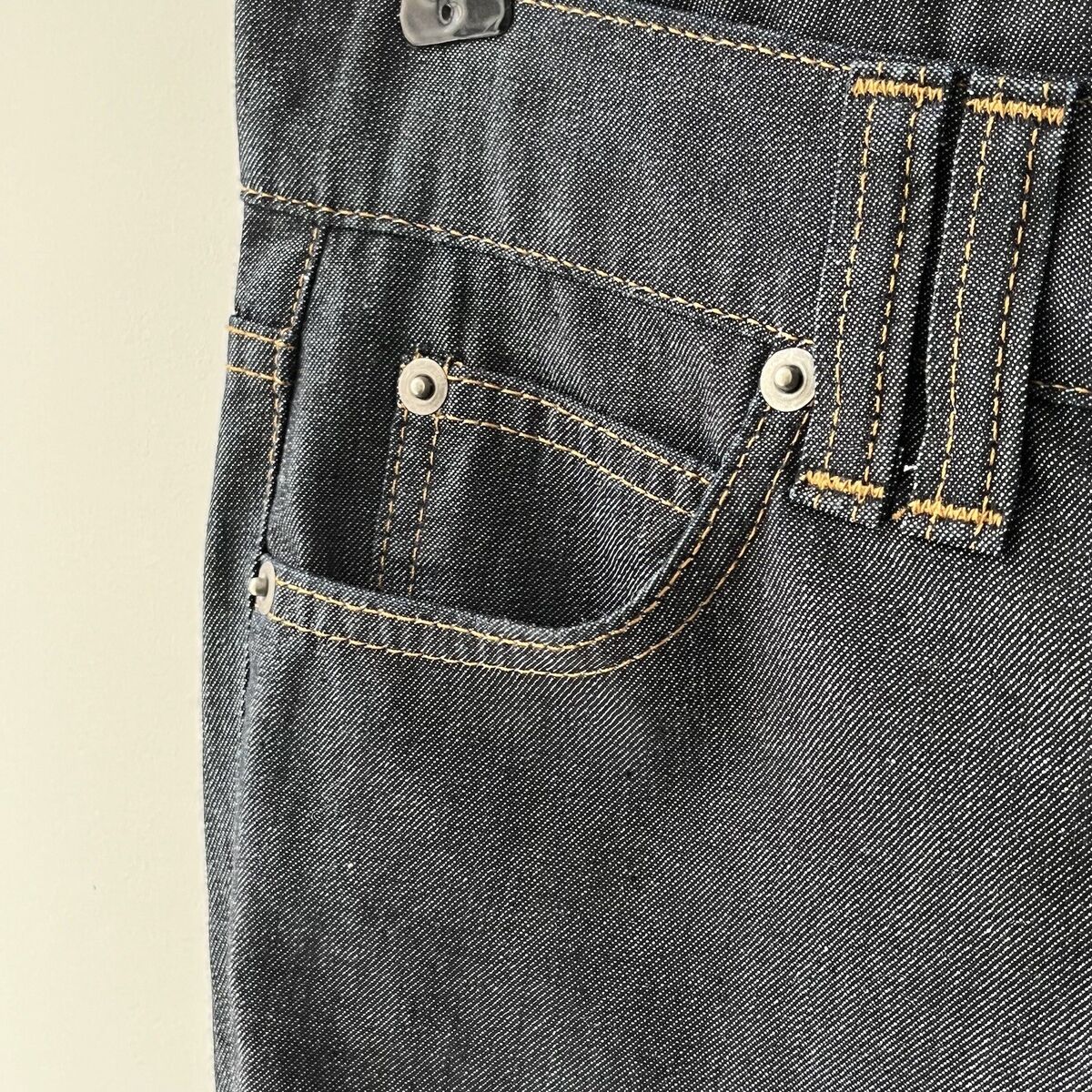 John galliano jeans denim made in italy women pants dark