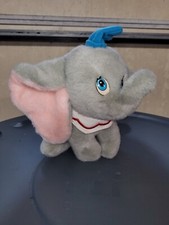 Official Walt Disney World Dumbo Elephant Toy Plush Stuffed Animal 9"W/ Tags