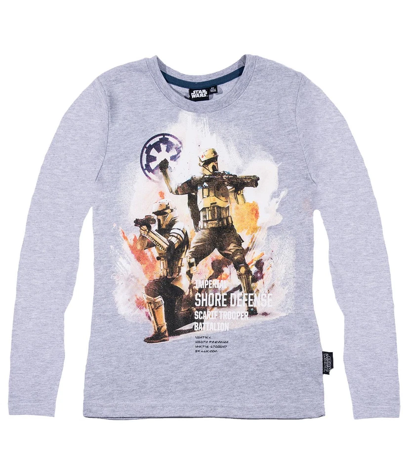 Star Wars The Clone Wars Rogue One Langarmshirt grau Gr.128 - Bild 1 von 1