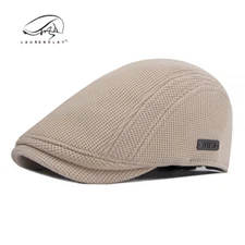 Men Newsboy Hats Flat Cap Irish Cabbie Beret Gatsby Ivy Cotton Driving Hat Women