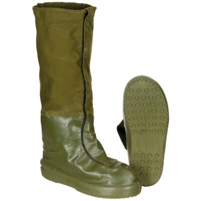 BW Überziehstiefel Nässeschutz Stiefel Überschuhe KSK oliv Heatpac Mukluk gebr.