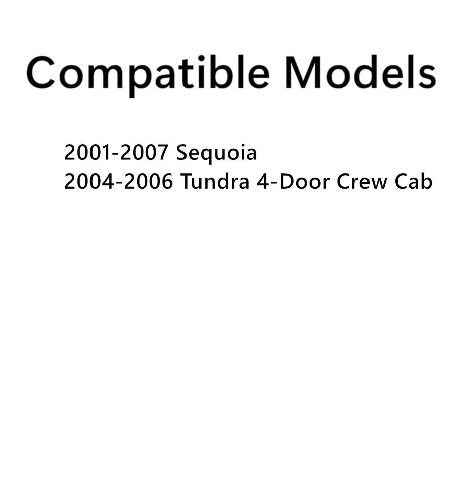 Fit 01-07 Toyota Sequoia 04-06 Tundra Crew Passenger Front Door Window Glass Foto 3 de 3