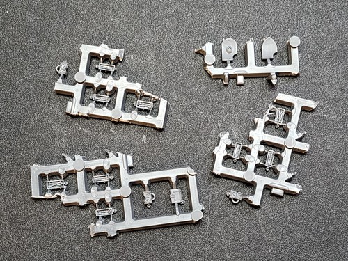 Warhammer 40k Space Marine Primaris Intercessors Decorative Bits Lot, F213