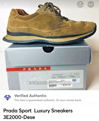 prada brown sneakers