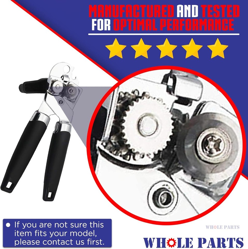 New KT1200 Edlund Knife and Gear Kit for 2 Old Reliable Can Openers eBay