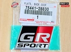 GENUINE GR SPORT EMBLEM BADGE LOGO FOR BLACK DOOR TOYOA HILUX REVO FORTUNER