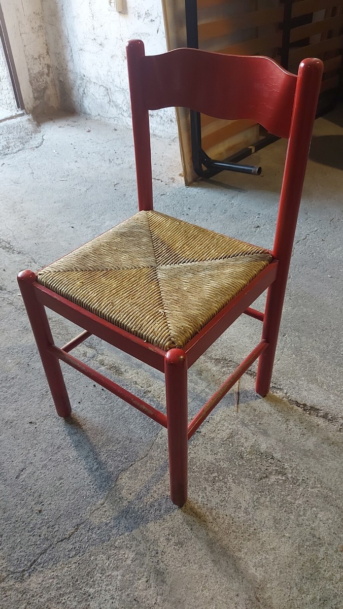 sedie Rosse In legno usate