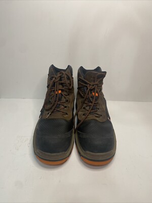 Wolverine Mens Summer Brown Leather Overpass CT WP 6in Work Boots